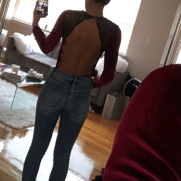 “Velvet” Backless Bodysuit - Picture 2 of 2